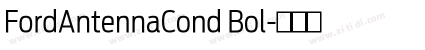 FordAntennaCond Bol字体转换